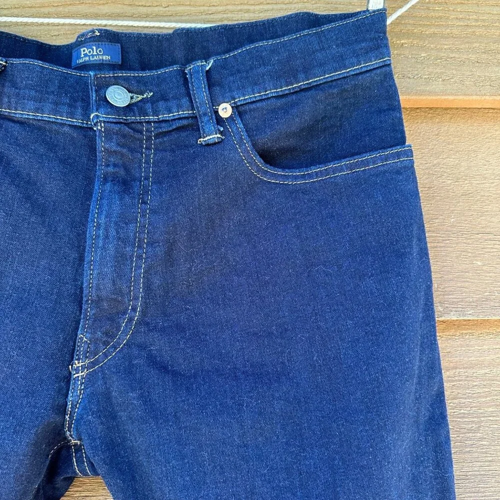 Polo Ralph Lauren Original Quality Straight Leg Dark Blue Men’s Jeans Size 34